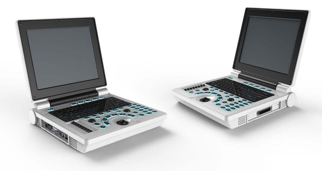 12.1 Inch LED Screen USG Scan Machine with 2 Probe Connectors and Mass Memory